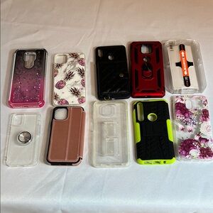 10 Assorted Phone Cases for Various Models